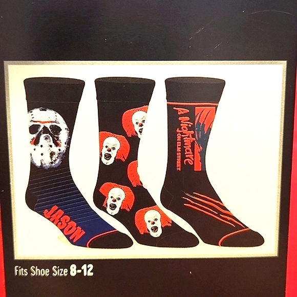 Horror movie socks 3 pack - Picture 8 of 8
